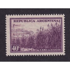 ARGENTINA 1935 GJ 758U ESTAMPILLA NUEVA MINT PAPEL AUSTRIACO U$ 39